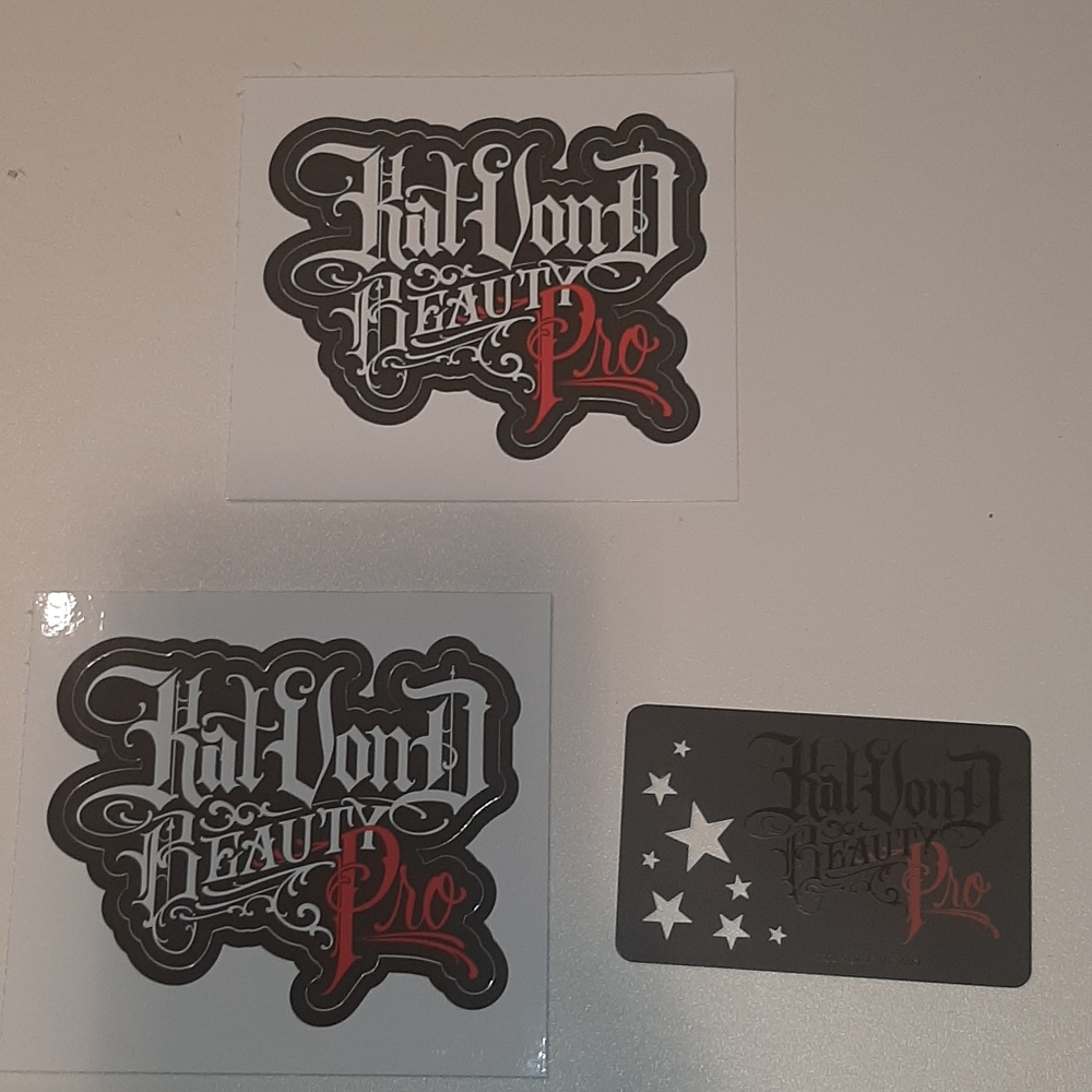 Kat Von D pro stickers collectibles